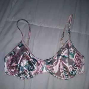 Silky Floral Urban Outfitters Bra Size 34B